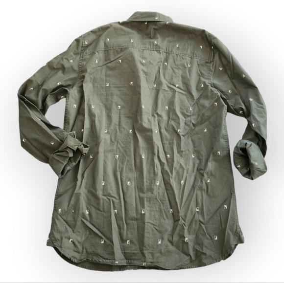 Tavik Beach Button Down Shirt Medium - Picture 2 of 6